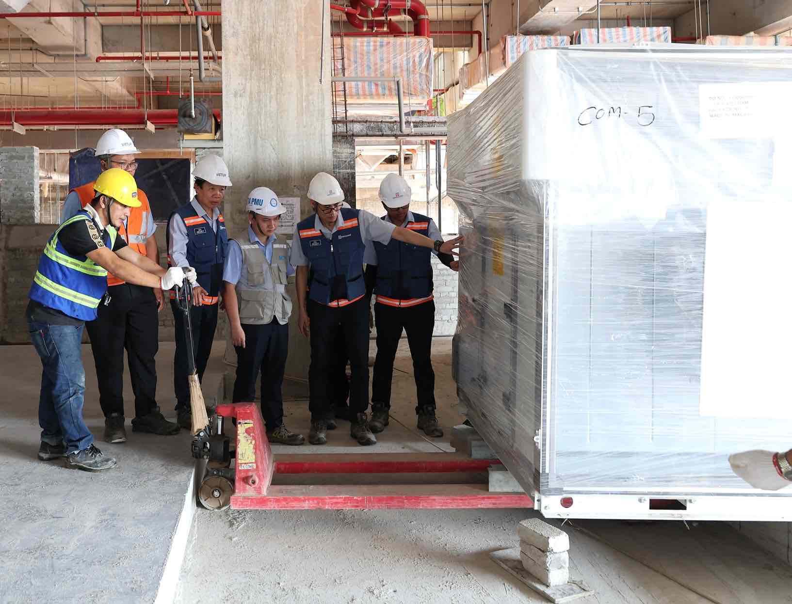 Reciba e implementa la instalacion del sistema de aire acondicionado de la terminal de pasajeros del aeropuerto de Long Thanh. Foto: ACV