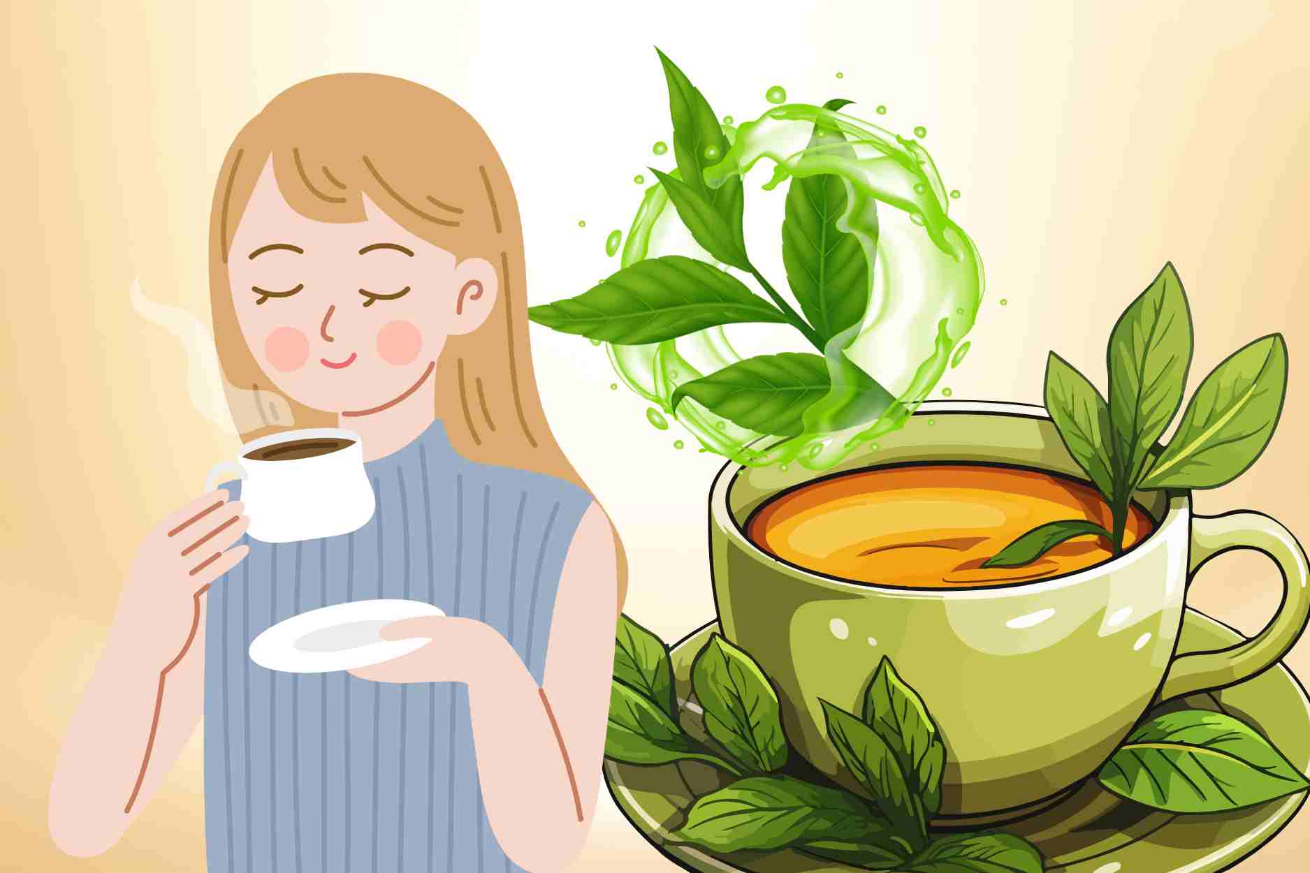 Revelando el tiempo en que el te dorado bebe para apoyar la desintoxicacion de higado mas efectiva. Grafico: Dinh Dinh