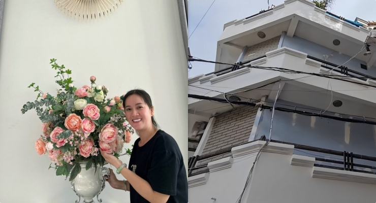 La hija adoptiva de la artista meritoria Vu Linh vive en la mansion de su padre. Foto: Le Thao