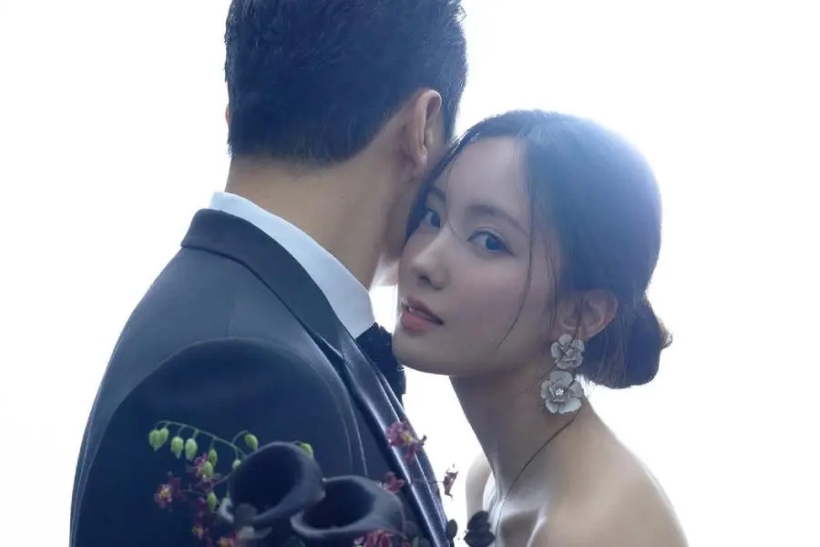 Hyomin (T-ara) y el esposo de su esposo se casaron a principios de abril de 2025. Foto: Fabricante MBC/Company AndMarq