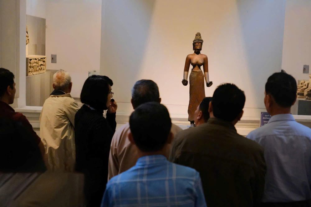 El viaje conserva silenciosamente el patrimonio de Champa en Da Nang. Foto: Da Nang Cham Sculpture Museum