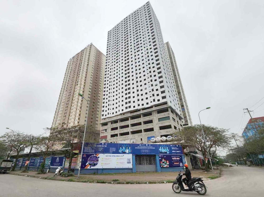 AZ Thang Long Social Housing and Commercial Services Complex Project (Hoai Duc District, Hanoi). Photo: Cao Nguyen.