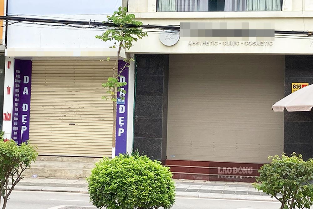 Cửa hàng trên đường Võ Nguyên Giáp. Ảnh: Thanh Bình