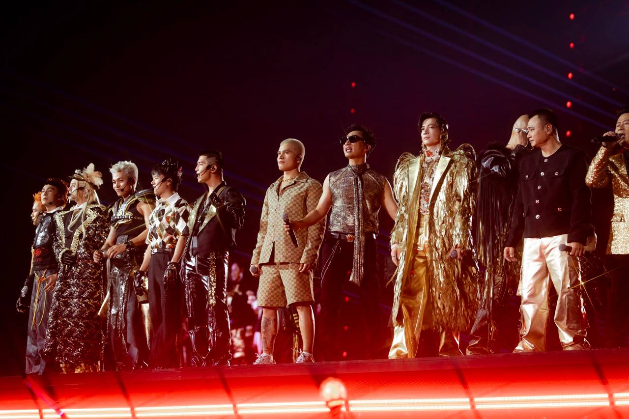 Các nghệ sĩ tham gia concert Anh trai vượt ngàn chông gai. Ảnh: Ban tổ chức.