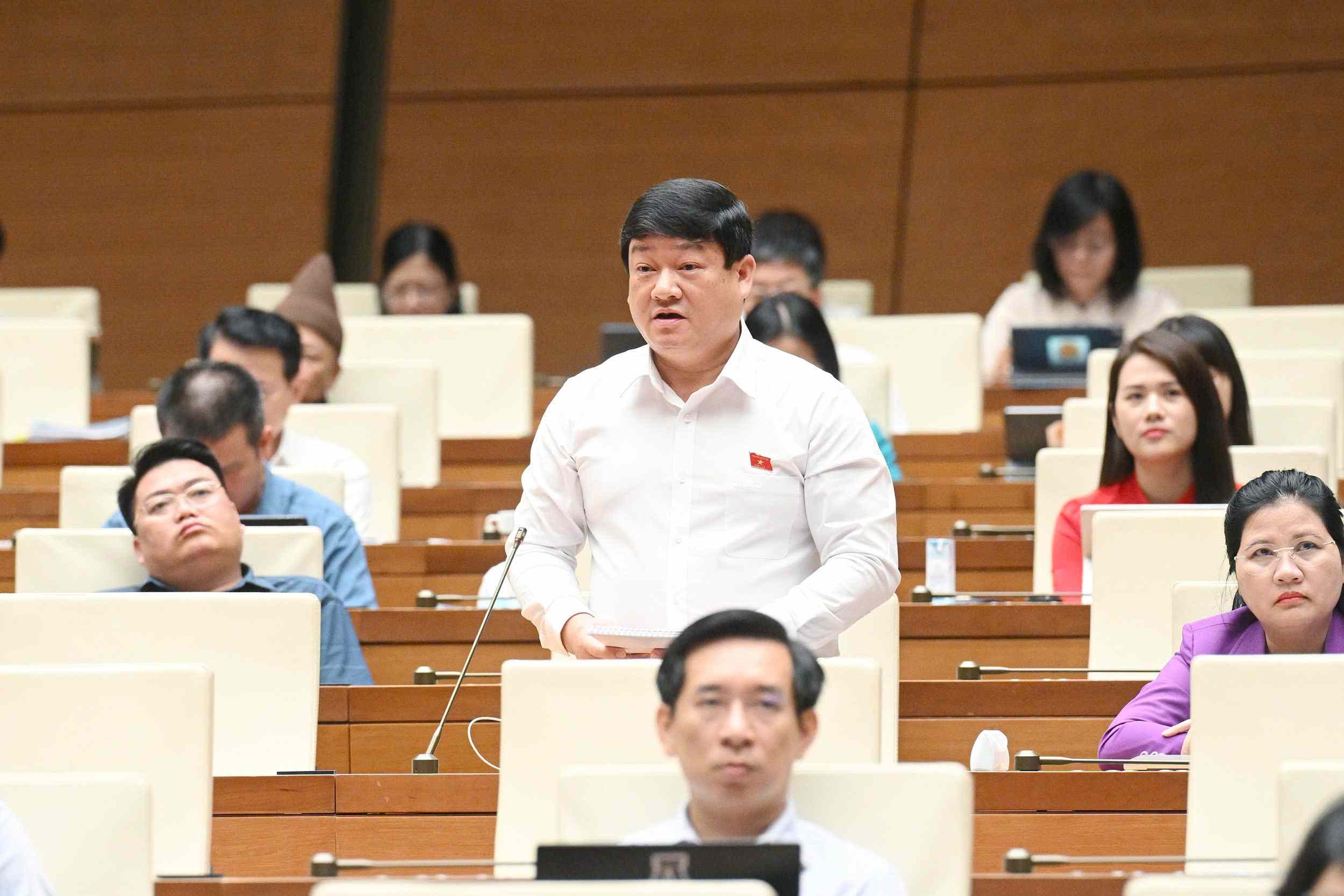 Dai bieu Luong Van Hung - Doan DBQH tinh Quang Ngai. Anh: Quochoi