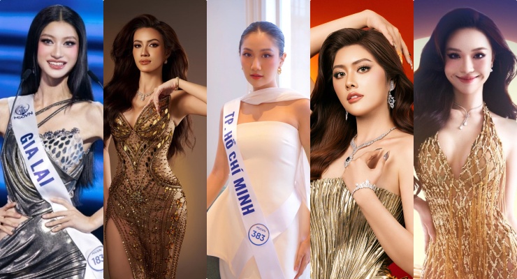 Candidatos para Miss Universo Vietnam 2025. Foto: Miss Cosmo Vietnam.