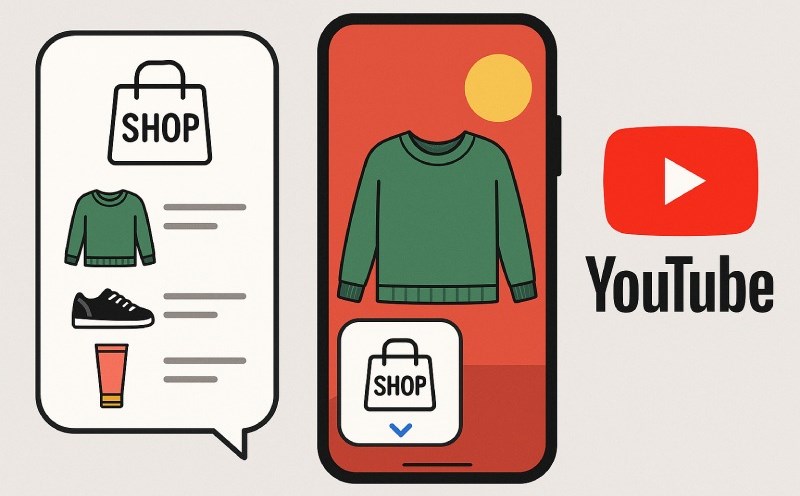 YouTube upgraded the shopping experience on Shorts with product labels. Graphics: Quang Minh