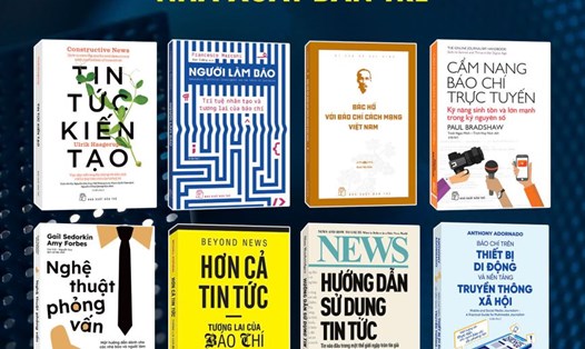 "Bộ sách báo chí - truyền thông" kỷ niệm 100 Ngày Báo chí Cách mạng Việt Nam. Ảnh: Nhà xuất bản Trẻ