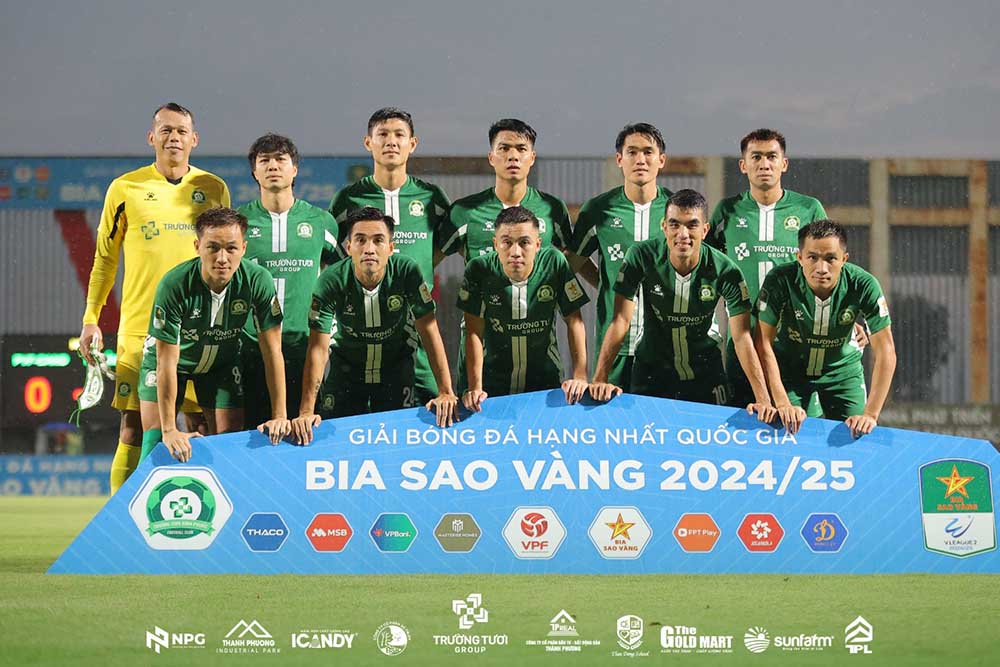 Truong Tuoi Binh Phuoc Club has many advantages in the race for tickets to play in the V.League promotion. Photo: TTBP FC