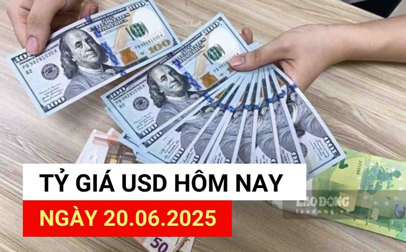 USD exchange rate today, June 20, 2025.