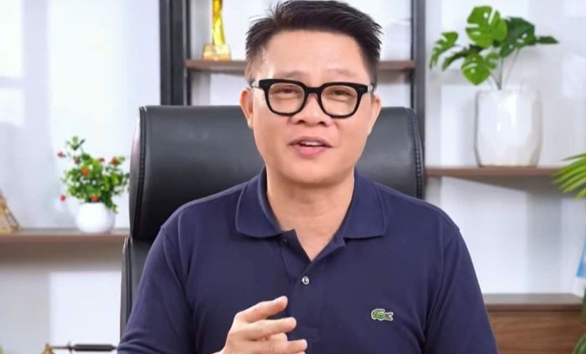 BTV Quang Minh once advertised for HIUP milk. Photo: Cut from video