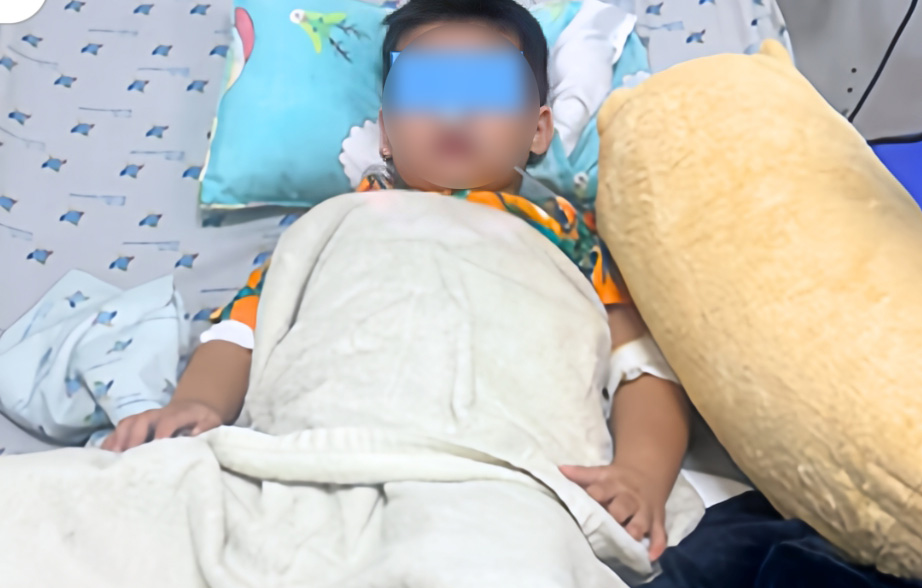 Children are in critical condition due to drowning. Photo: Provided by the City Children's Hospital