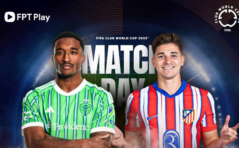 Seattle Sounders lost 1-3 to Atletico Madrid at the 2025 FIFA Club World Cup. Photo: FPT Play