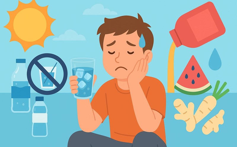 Mistakes when cooling down make the body tired. Graphic photo: Hoang Loc