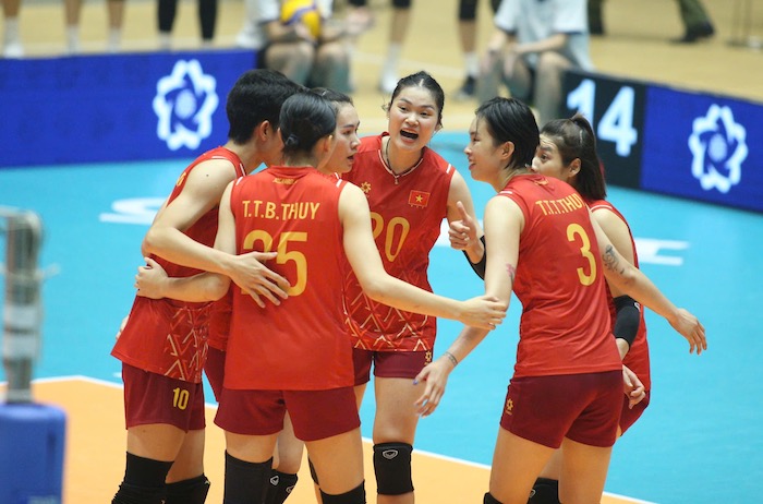 Tuyen bong chuyen nu Viet Nam boc lo nhieu diem can cai thien o AVC Nations Cup 2025. Anh: Quyet Thang