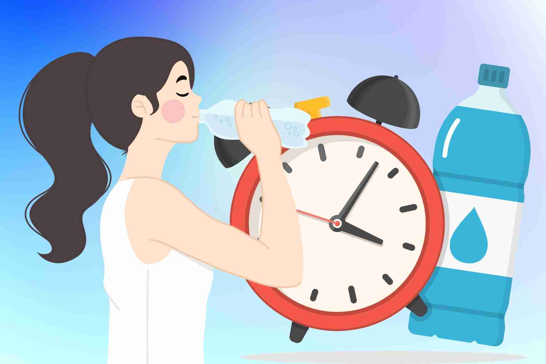 The secret to drinking water is to effectively cool down on a hot summer day. Graphics: Dinh Dinh