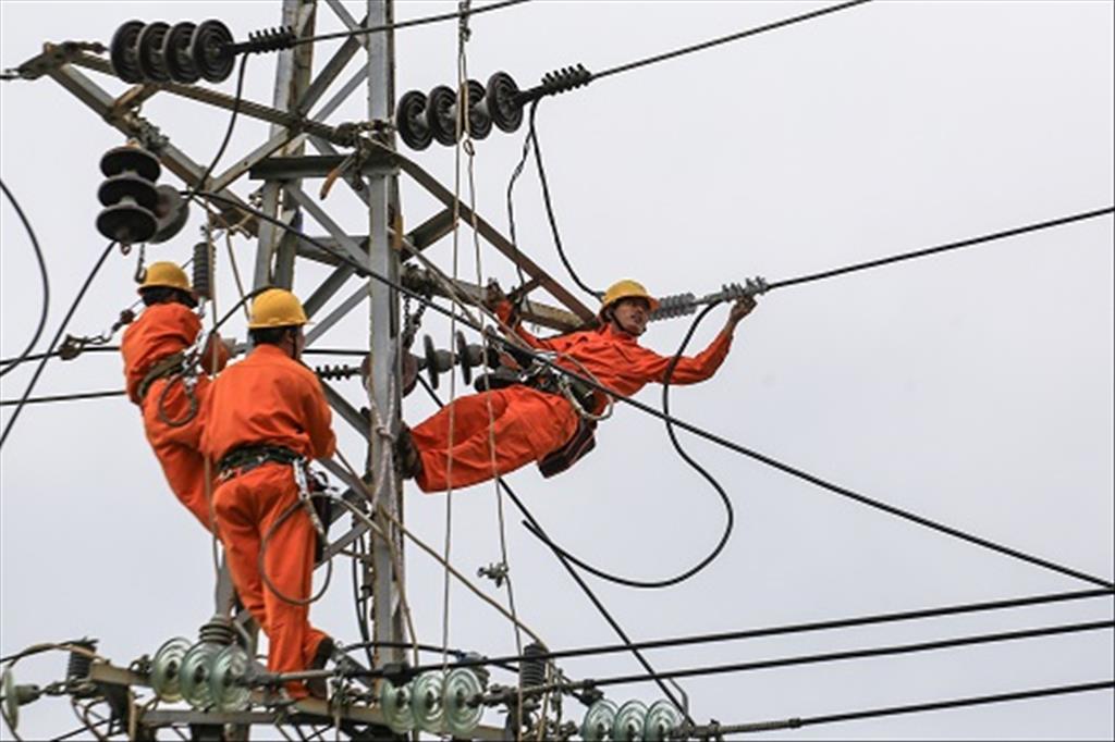 Muchos distritos en Da Nang cortaran electricidad el 21 de junio de 2025. Foto: Evn Da Nang