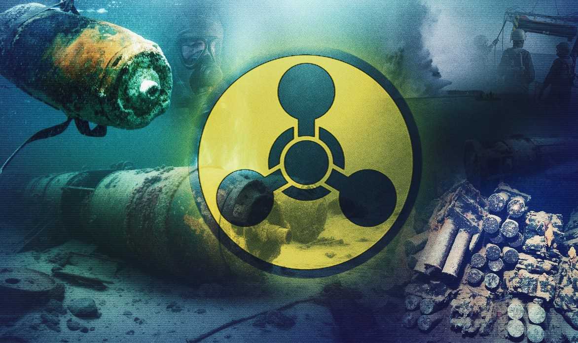 El plan de Alemania para limpiar las armas quimicas bajo el Mar Baltico sin la participacion de Rusia puede causar una crisis ambiental grave. Foto: RT