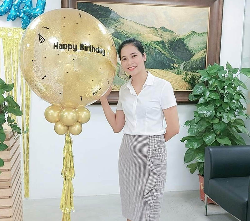 Chi Loan luon nhan manh moi thong tin phan anh deu duoc bao mat hoan toan de nguoi lao dong yen tam dong gop y kien. Ảnh: Nhan vat cung cap.
