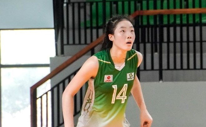 Chu cong Quynh Huong la niem hi vong cua tuyen bong chuyen nu U21 Viet Nam. Anh: BCTT