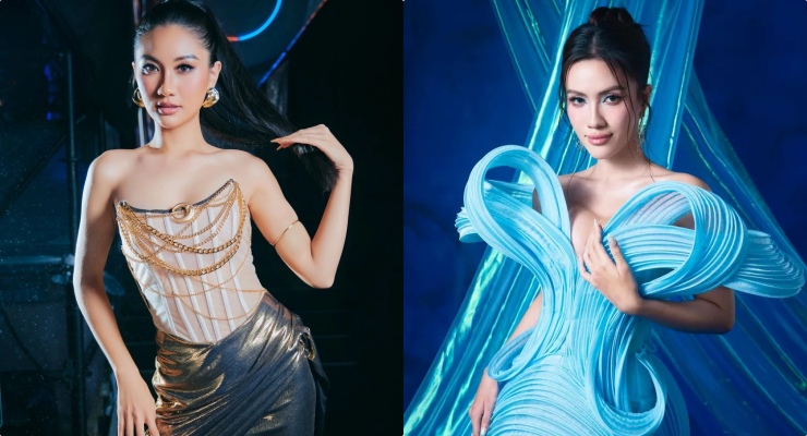 Phuong Linh y Minh Nhan se destacan en Miss Universo Vietnam 2025. Foto: Miss Cosmo