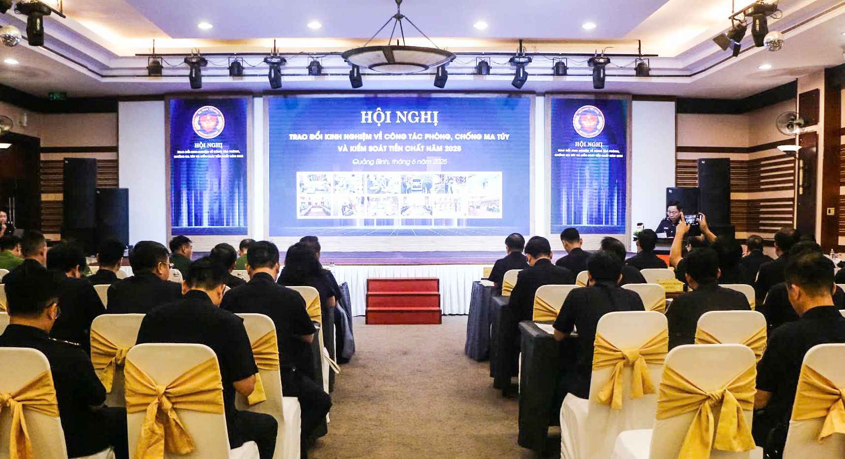 The conference to share experiences in drug prevention, control and precursor control was organized by the Customs Department. Photo: Customs Department