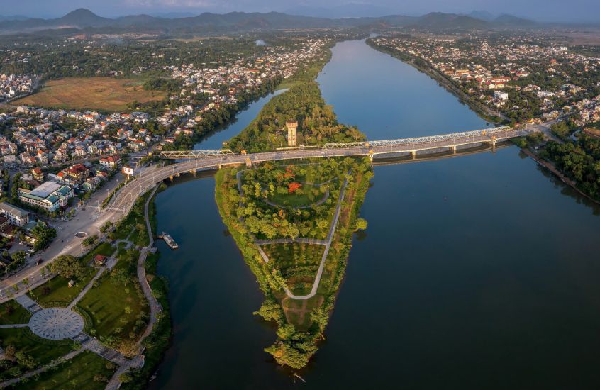 Dam Vien, un lugar famoso en el elemento Feng Shui de Hue City. Foto: Nguyen Luan