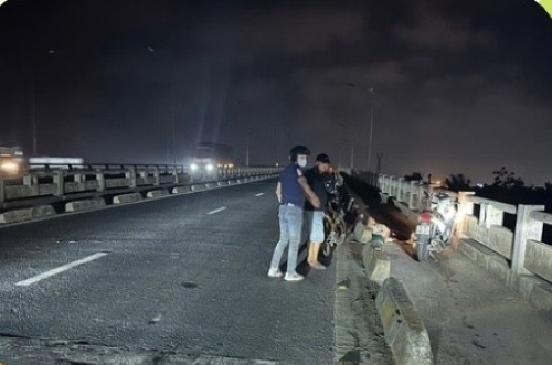 Before the accident. Photo: Hai Phong Traffic Safety Committee