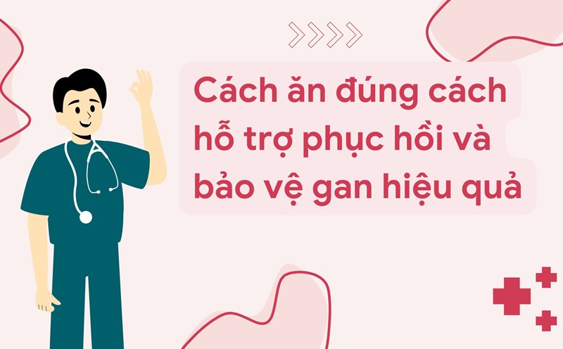 Diet is very important to help the liver recover and function effectively. Graphic photo: Nguyen Ly