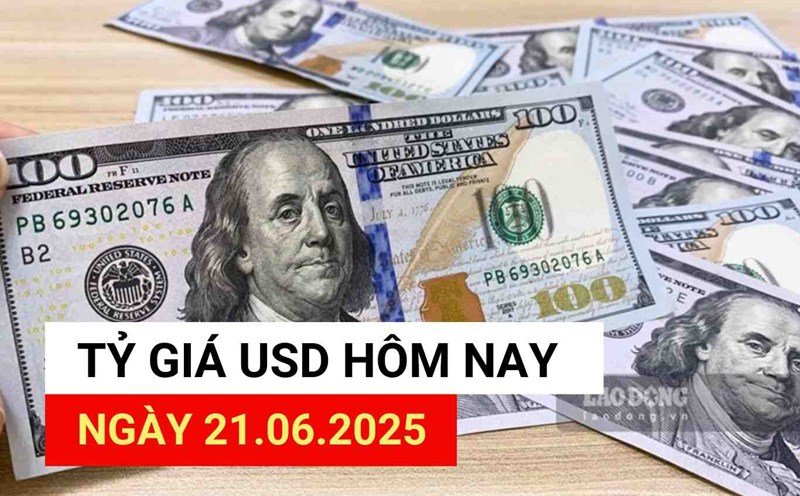 USD exchange rate today, June 21, 2025.