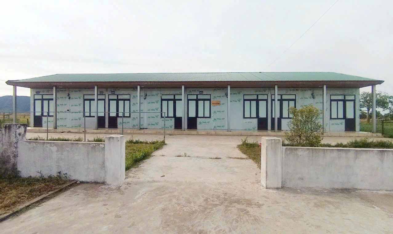 Nha noi tru Truong Tieu hoc Ky Thinh 1. Anh: Doan Tuan.