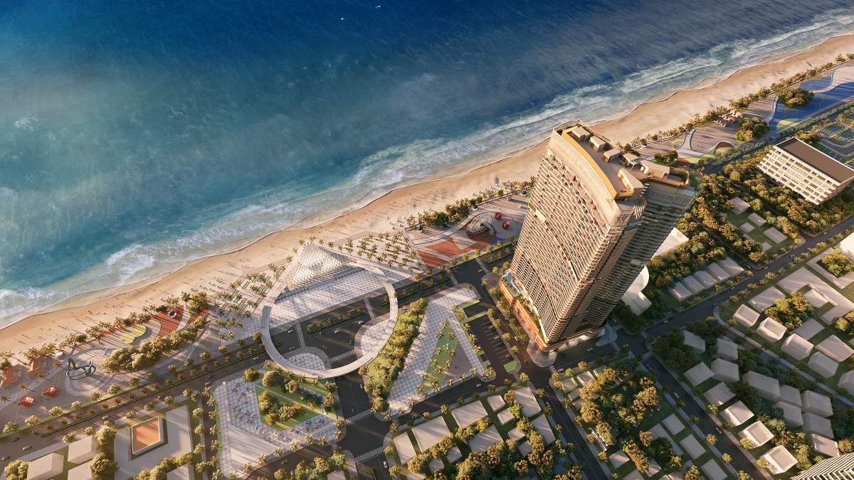 Perspectiva del proyecto Odyssey de cinco estrellas en 165 Thuy Van, comenzo el 21 de junio. Foto: Departamento de Cultura, Deportes y Turismo proporcionado