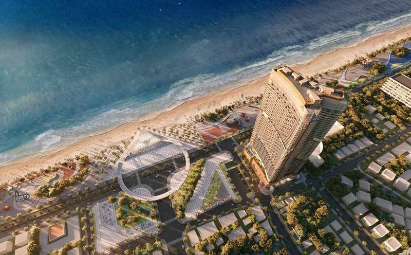 Perspective of the Five Star Odyssey project at 165 Thuy Van, which started construction on June 21. Photo: Provided by the Department of Culture, Sports and Tourism