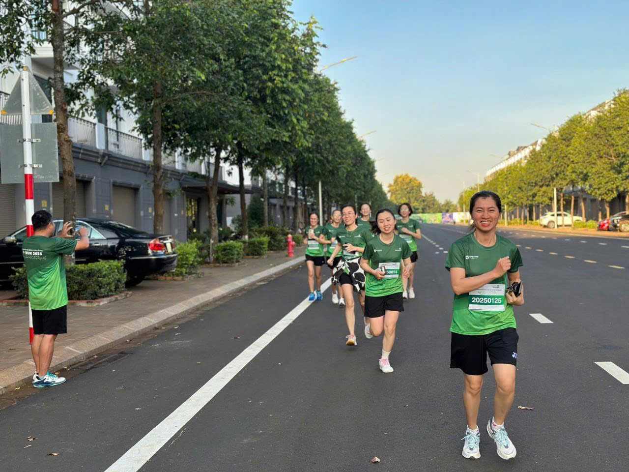 Cac van dong vien tham gia giai chay. Anh: Bao Trung