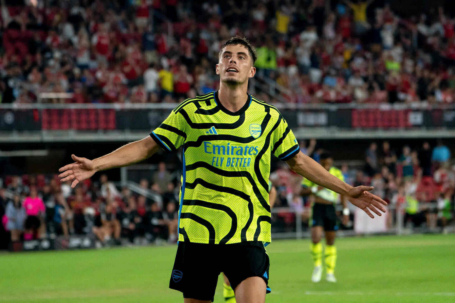 Kai Havertz da trai qua rat nhieu vi tri tai Arsenal. Anh: AFP