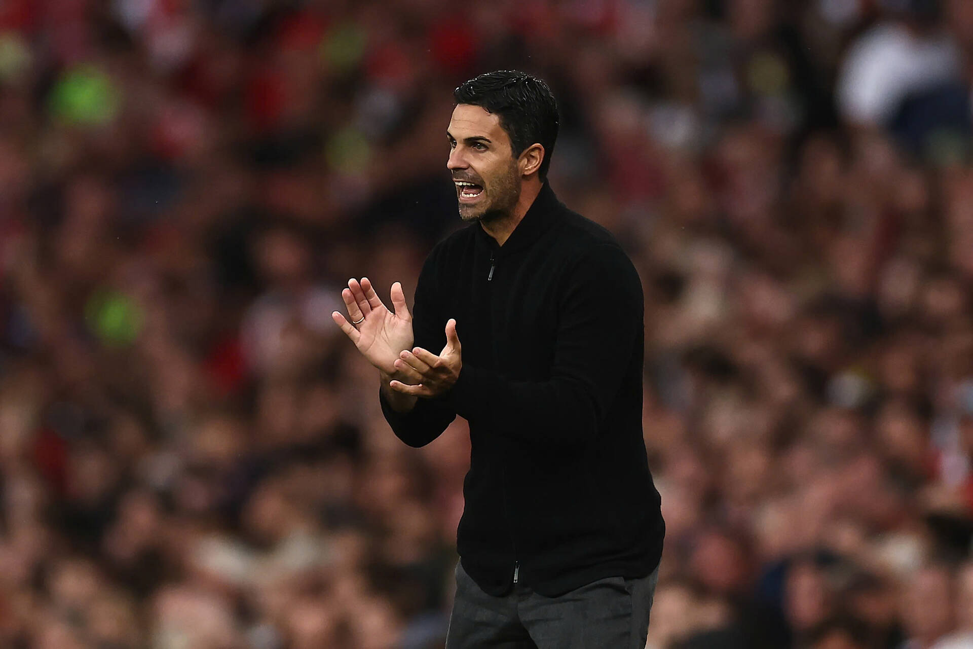 Mikel Arteta khong co thoi quen chieu mo nhung cau thu tu Bundesliga. Anh: AFP