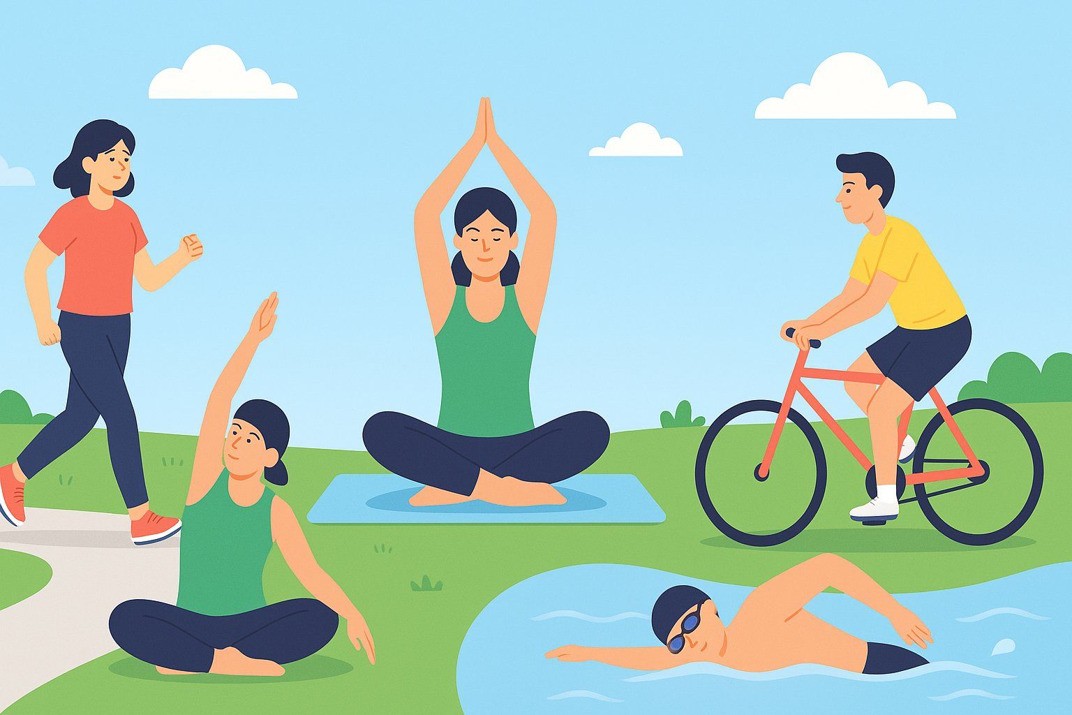 5 gentle exercises to effectively control uric acid. Graphic photo: Hoang Loc