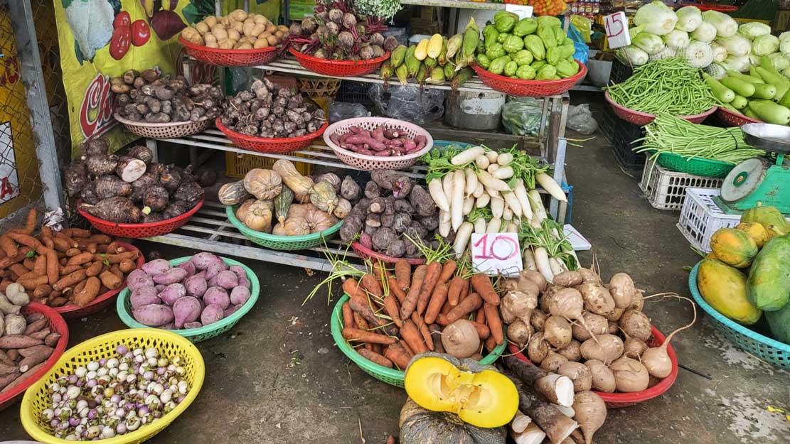 Nguon cung nong san tai cho truyen thong doi dao, gia on dinh. Anh: My Ly