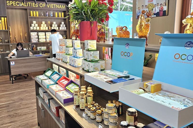 Another point to connect clean agricultural products in Da Nang. Photo: Tran Thi