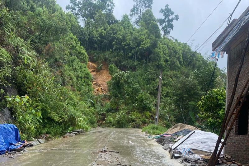 Las inundaciones causan daños por trafico y produccion agricola para Lao Cai. Foto: Suministro de personas