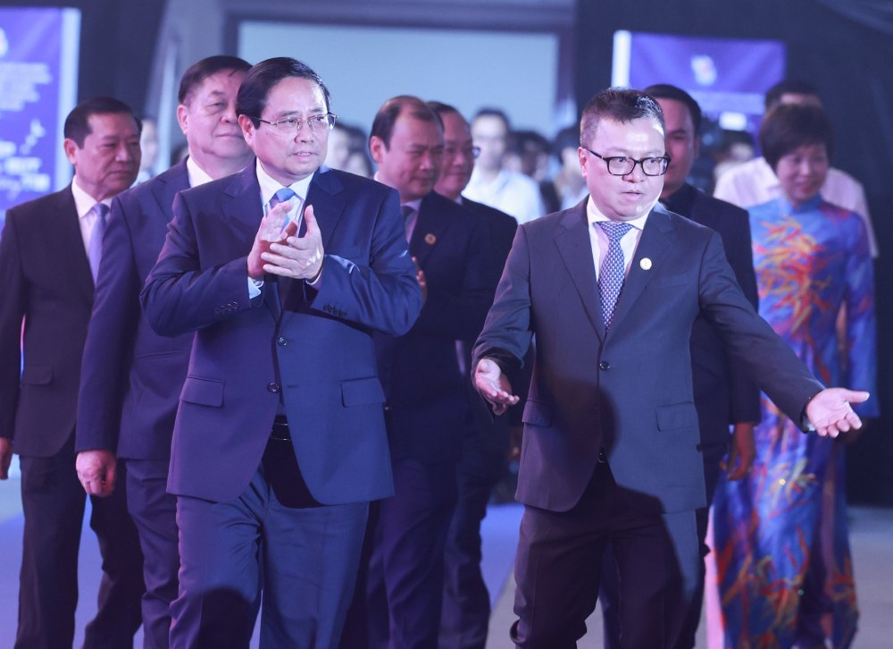 Politburo member and Prime Minister Pham Minh Chinh attended the 19th National Press Awards Ceremony in 2024. Photo: Hai Nguyen