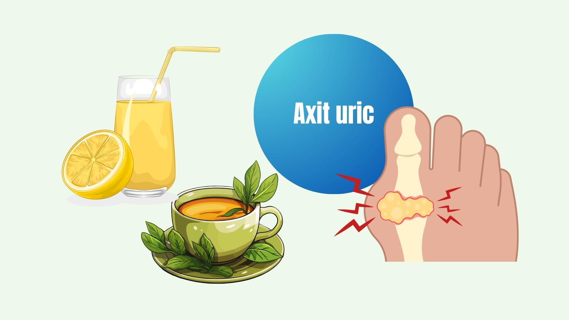 Drinks to reduce uric acid are easy to find. Graphics: Linh Dan