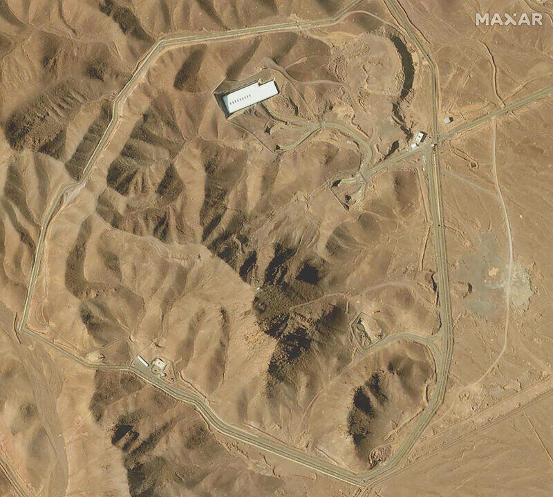 Las instalaciones nucleares de Fordow estan construidas para ser el secreto de Iran. Foto: AFP