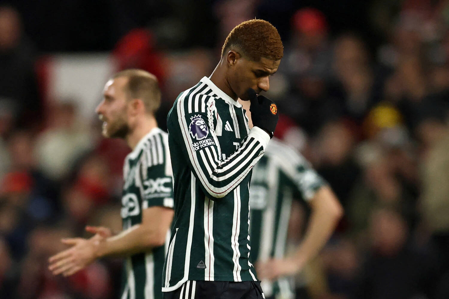 Marcus Rashford khong con tuong lai tai Old Trafford. Anh: AFP