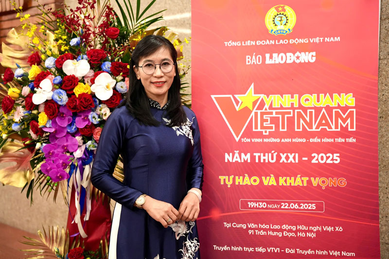 Bà Lâm Nguyễn Nhã Trúc - Phó Chủ tịch Công đoàn Bệnh viện Chợ Rẫy (TPHCM).