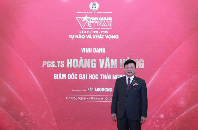 PGS.TS Hoàng Văn Hùng – Giám đốc Đại học Thái Nguyên. Ảnh: Hải Nguyễn