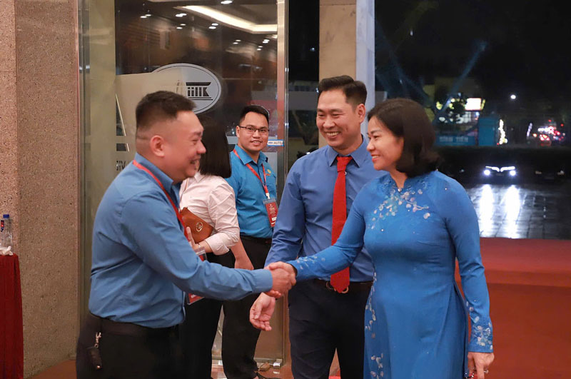 Bà Nguyễn Thị Tuyến - Chủ tịch Hội Liên hiệp Phụ nữ Việt Nam dự buổi lễ. Ảnh: Hải Nguyễn