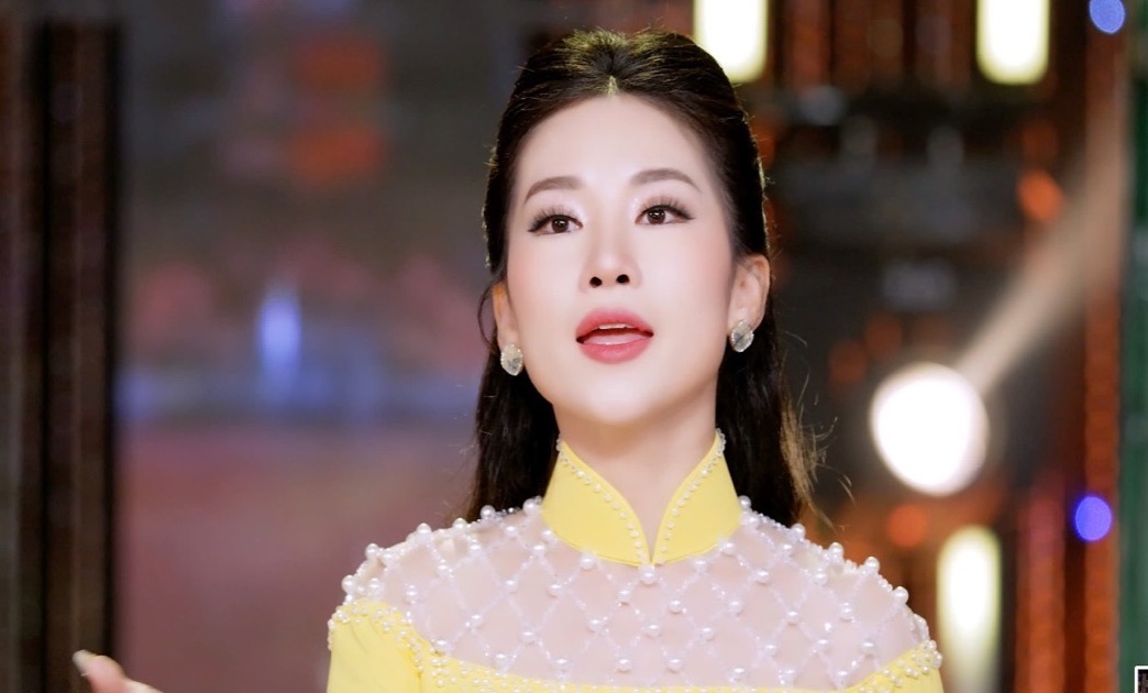 Runner-up of the Golden Voice Bolero 2025 Kieu Phuong. Photo: Provided by the artist.