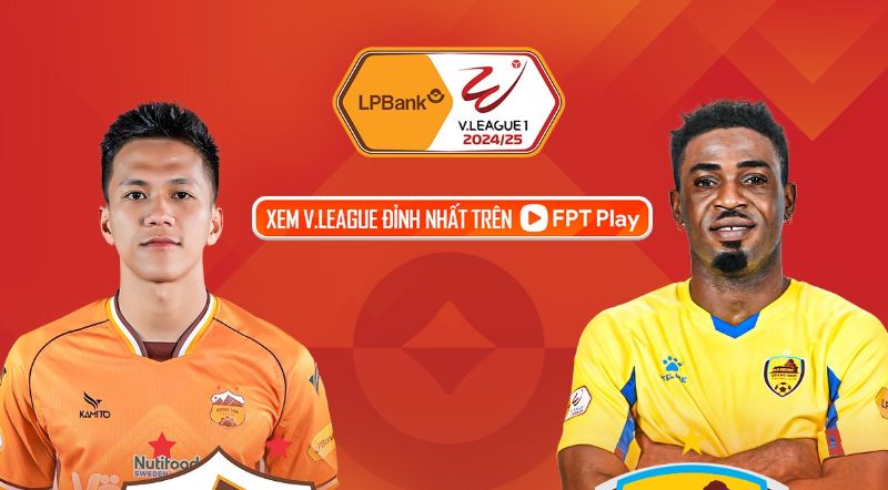 Hoang Anh Gia Lai will meet Quang Nam in round 26 of V.League 2024-2025. Photo: FPT Play