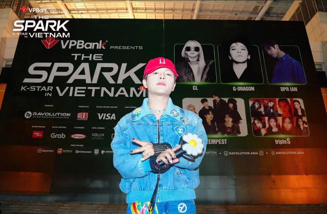 RHYDER co mat tai concert de mong cho duoc nhin thay G-Dragon. Anh: Ban to chuc